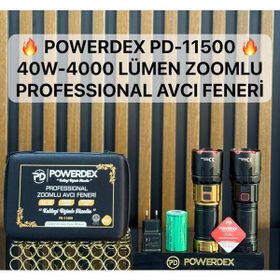 Powerdex PD-11500 4000 Lümen Profesyonel Zoomlu Avcı El Feneri