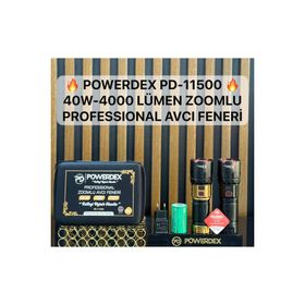 Powerdex PD-11500 4000 Lümen Profesyonel Zoomlu Avcı El Feneri