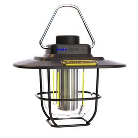 Powerdex PD-5050 Retro Lamp Su Geçirmez USB Şarjlı Çadır Kamp Feneri