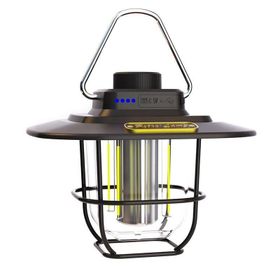 Powerdex PD-5050 Retro Lamp Su Geçirmez USB Şarjlı Çadır Kamp Feneri