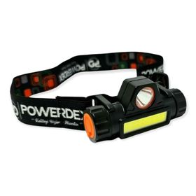 Powerdex PD-6672 Şarjlı Mıknatıslı Yağmur Suyu Geçirmez Kafa Lambası Feneri