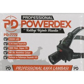 Powerdex PD-7772 Şarjlı Zoomlu Kafa Lambası