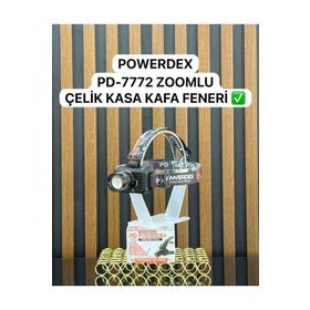 Powerdex PD-7772 Şarjlı Zoomlu Kafa Lambası