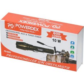 Powerdex PD-8200 Cree T6 Led Alüminyum Gövde Şarjlı Avcı Feneri