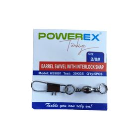 Powerex HS9001 No:2/0 Klipsli 5'li Fırdöndü