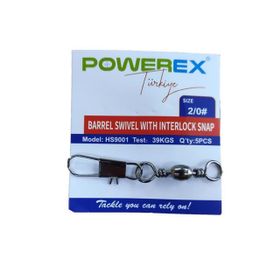 Powerex HS9001 No:2/0 Klipsli 5'li Fırdöndü