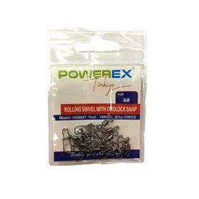 Powerex HS9007 No:1/0 Kilitli Klipsli 5'li Fırdöndü