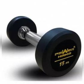 Powerhand 15 kg Profesyonel Kauçuk Kaplı Dambıl