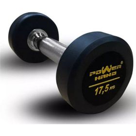 Powerhand 17.5 kg Profesyonel Kauçuk Kaplı Dambıl