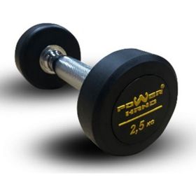 Powerhand 2,5 kg Profesyonel Kauçuk Kaplı Olimpik Dumbell