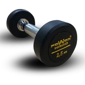 Powerhand 2,5 kg Profesyonel Kauçuk Kaplı Olimpik Dumbell