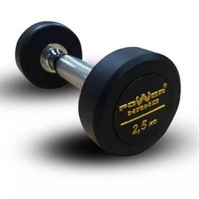 Powerhand 2,5 kg Profesyonel Kauçuk Kaplı Olimpik Dumbell