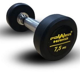 Powerhand 7,5 kg Profesyonel Kauçuk Kaplı Olimpik Dumbell