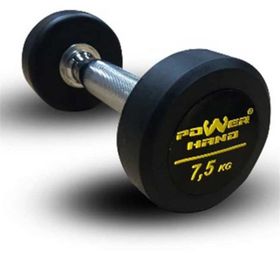 Powerhand 7,5 kg Profesyonel Kauçuk Kaplı Olimpik Dumbell
