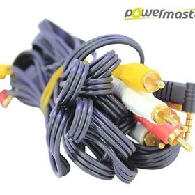Powermaster 1.5 m 3.5 mm Stereo 3 Boğumlu - 3 Rca Discman Kablosu