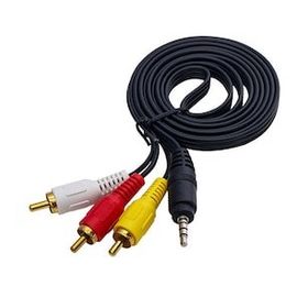 Powermaster 1.5 m 3.5 mm Stereo 3 Boğumlu - 3 Rca Discman Kablosu
