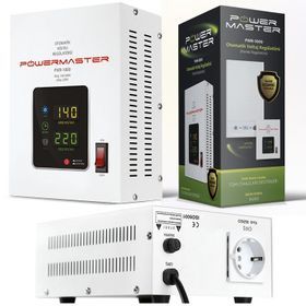 Powermaster 1000 VA PWR-100 slım Otomatik Voltaj Kombi Regülatörü