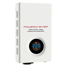 Powermaster 1000 VA PWR-100 slım Otomatik Voltaj Kombi Regülatörü