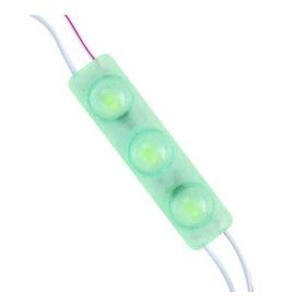 Powermaster 12 V 1.5 W Yeşil Yanıp Sönen Parlak Tek Renk 2835 69x16 mm IP65 160-180 Lümen 160 Derece Modül Led