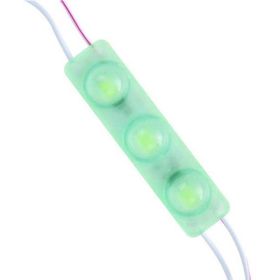 Powermaster 12 V 1.5 W Yeşil Yanıp Sönen Parlak Tek Renk 2835 69x16 mm IP65 160-180 Lümen 160 Derece Modül Led