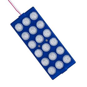 Powermaster 12 V 6 W Mavi 18 Ledli 2'li Paket Yanıp Sönen Modül Led