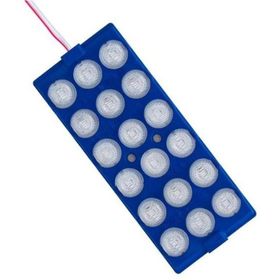 Powermaster 12 V 6 W Mavi 18 Ledli 2'li Paket Yanıp Sönen Modül Led