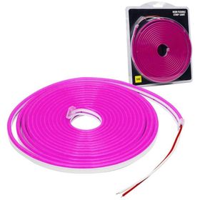 Powermaster 12 Volt 5 Metre Silikonlu Mor Neon Led Şerit
