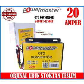 Powermaster 12V 5A Metal Kasa Adaptör
