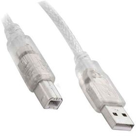 Powermaster 1316 5 m 2.0V Şeffaf Usb Yazıcı Kablosu