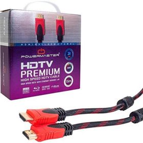 Powermaster 15 mt İp Örgülü HDMI Kablo