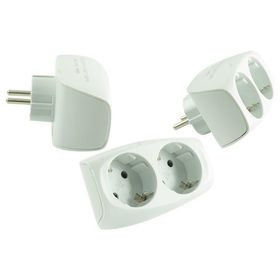 Powermaster 16A Topraklı İkili Golyat Fiş Priz