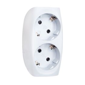 Powermaster 16A Topraklı İkili Golyat Fiş Priz