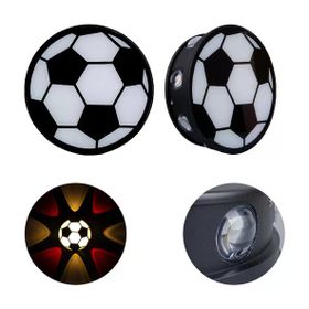 Powermaster 16x5 cm Gün Işığı Kırmızı Futbol Topu Dekorlu Duvar Aplik