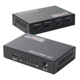 Powermaster 1x4 4Port 1080P HDMI Splitter
