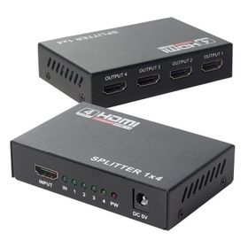Powermaster 1x4 4Port 1080P HDMI Splitter