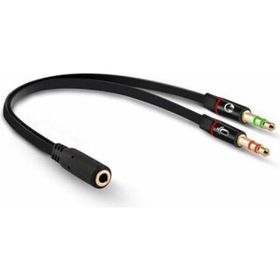 Powermaster 20 cm Kulaklık Mikrofon Hoparlör Çevirici Ayırıcı Kablo