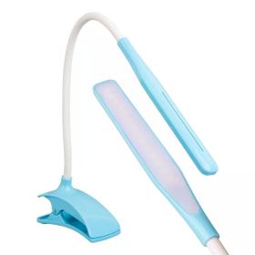 Powermaster 22 cm Beyaz Esnek Akrobat USB 14 Led Mandallı 1 mt Kablo Masa Lambası