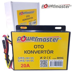 Powermaster 24-12 Volt 20 Amper Oto Konvertör