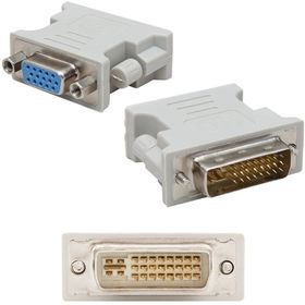 Powermaster 24+5 Pin DVI Erkek VGA Dişi Çevirici