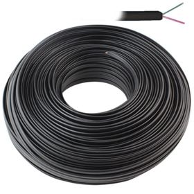Powermaster 2'li 100 mt Siyah Flat Köken Telefon Kablosu