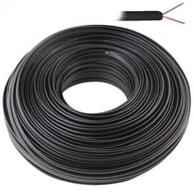 Powermaster 2'li 100 mt Siyah Flat Köken Telefon Kablosu