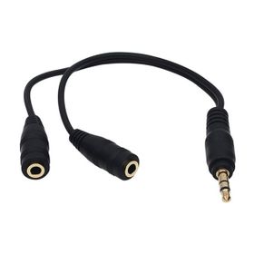 Powermaster 3.5 mm Erkek-2 Stereo Dişi Kulaklık Çoklayıcı Kablo