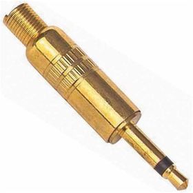 Powermaster 3.5 mm Mono Gold Metal Jack Fiş