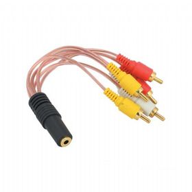 Powermaster 3.5 mm St Dişi / 6 Rca Erkek 5+1 Kablo