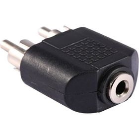 Powermaster 3.5 mm Stereo Dişi 2 Rca Erkek Çevirici Jack