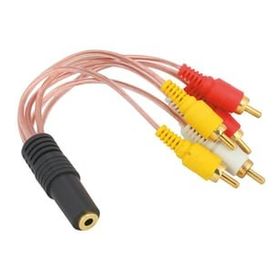 Powermaster 3.5 mm Stereo Dişi 6 Tos Erkek 5+1 Kablo