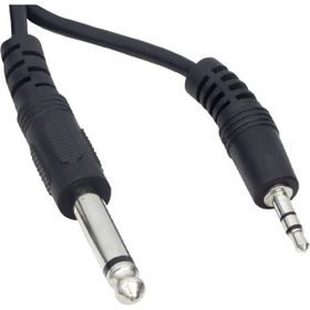 Powermaster 3.5 mm Stereo Erkek 6.3 mm Mono Erkek 1 m Kablo