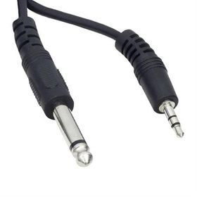 Powermaster 3.5 mm Stereo Erkek 6.3 mm Mono Erkek 1 m Kablo