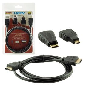 Powermaster 3 in 1 Set 1.5 m HDMI Kablo