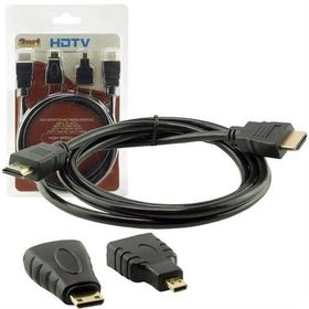 Powermaster 3 in 1 Set 1.5 m HDMI Kablo